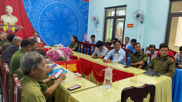 XÃ TRÀ GIANG THAM DỰ HỘI NGHỊ TRỰC TUYẾN TRIỂN KHAI CHƯƠNG TRÌNH MỤC TIÊU QUỐC GIA PHÒNG, CHỐNG MA TÚY ĐẾN NĂM 2030
